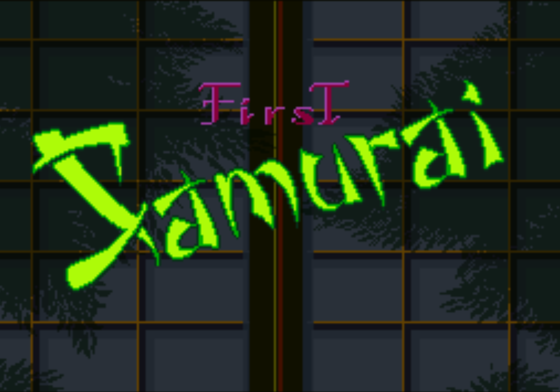 First Samurai Title Screen